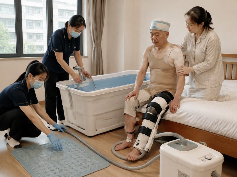 灌云县术后康复居家助浴服务